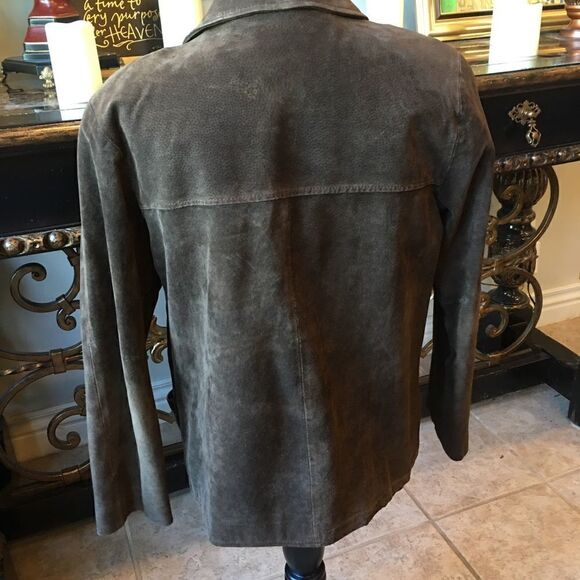 100% Leather Suede Jacket - Picture 3 of 11